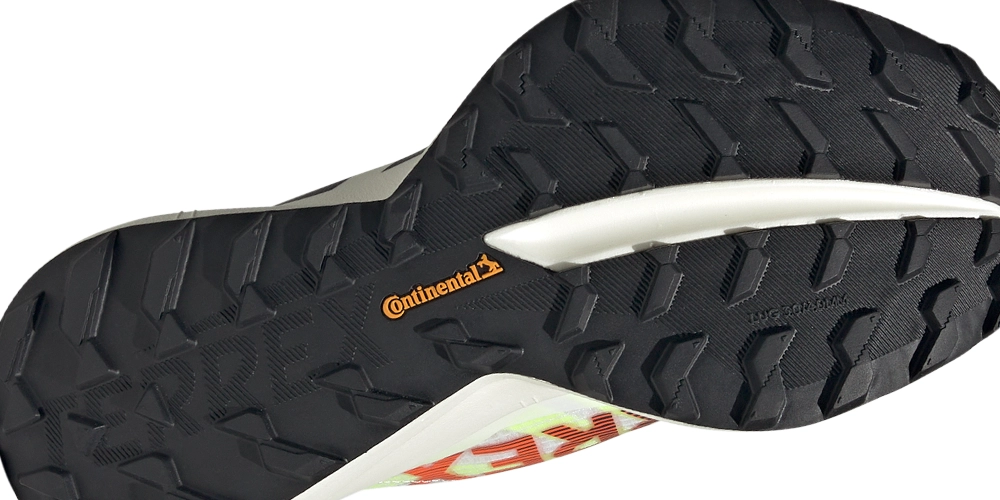 Подошва Continental с Energy Rods и шипами 2,5 мм в adidas Terrex Agravic Speed Ultra 2